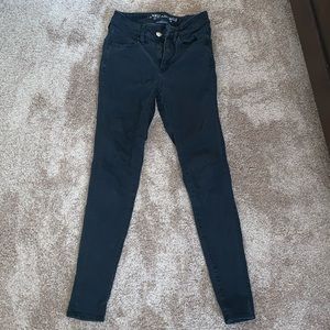 American Eagle Black Hi-Rise Jeggings